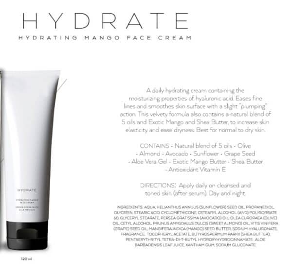 Hydrate: Hydrating Mango Face Cream 120 ml - Image 2